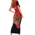 Custom Mexico Football Family Matching Short Sleeve Bodycon Dress and Hawaiian Shirt Tu Puedes El Tricolor Red - Wonder Print Shop
