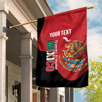 Custom Mexico Football Garden Flag Tu Puedes El Tricolor Red - Wonder Print Shop
