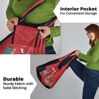 Custom Mexico Football Grocery Bag Tu Puedes El Tricolor Red - Wonder Print Shop