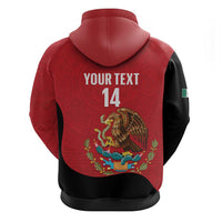 Custom Mexico Football Hoodie Tu Puedes El Tricolor Red - Wonder Print Shop