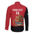 Custom Mexico Football Long Sleeve Button Shirt Tu Puedes El Tricolor Red - Wonder Print Shop