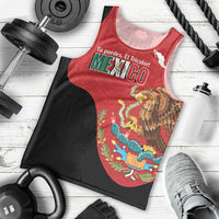 Custom Mexico Football Men Tank Top Tu Puedes El Tricolor Red - Wonder Print Shop