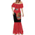 Custom Mexico Football Mermaid Dress Tu Puedes El Tricolor Red - Wonder Print Shop