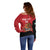Custom Mexico Football Off Shoulder Sweater Tu Puedes El Tricolor Red - Wonder Print Shop