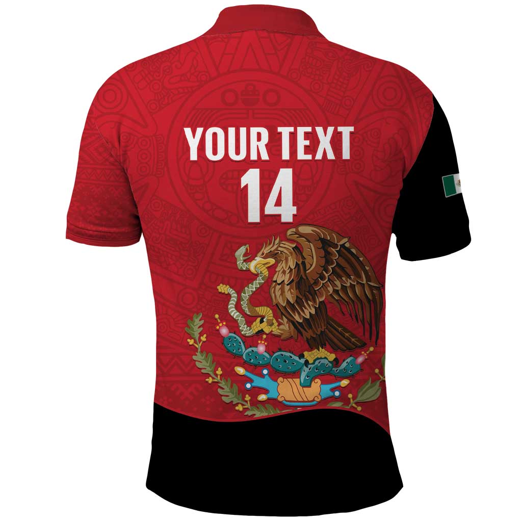 Custom Mexico Football Polo Shirt Tu Puedes El Tricolor Red - Wonder Print Shop