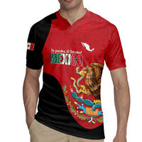 Custom Mexico Football Rugby Jersey Tu Puedes El Tricolor Red - Wonder Print Shop