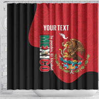 Custom Mexico Football Shower Curtain Tu Puedes El Tricolor Red - Wonder Print Shop
