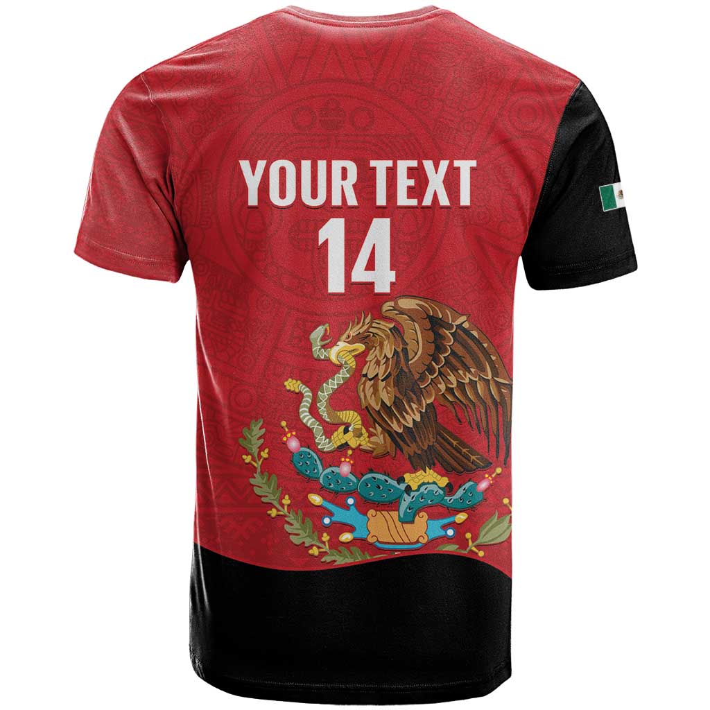 Custom Mexico Football T Shirt Tu Puedes El Tricolor Red - Wonder Print Shop