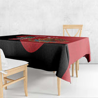 Custom Mexico Football Tablecloth Tu Puedes El Tricolor Red - Wonder Print Shop