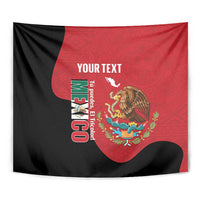 Custom Mexico Football Tapestry Tu Puedes El Tricolor Red - Wonder Print Shop