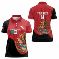 Custom Mexico Football Women Polo Shirt Tu Puedes El Tricolor Red - Wonder Print Shop
