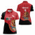 Custom Mexico Football Women Polo Shirt Tu Puedes El Tricolor Red - Wonder Print Shop