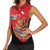 Custom Mexico Football Women Sleeveless Polo Shirt Tu Puedes El Tricolor Red - Wonder Print Shop