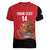 Custom Mexico Football Women V-Neck T-Shirt Tu Puedes El Tricolor Red - Wonder Print Shop
