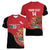 Custom Mexico Football Women V-Neck T-Shirt Tu Puedes El Tricolor Red - Wonder Print Shop
