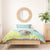 Custom Mexico Football Bedding Set Tu Puedes El Tricolor Cyan - Wonder Print Shop