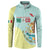 Custom Mexico Football Button Sweatshirt Tu Puedes El Tricolor Cyan - Wonder Print Shop