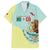 Custom Mexico Football Family Matching Long Sleeve Bodycon Dress and Hawaiian Shirt Tu Puedes El Tricolor Cyan - Wonder Print Shop