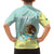 Custom Mexico Football Family Matching Off The Shoulder Long Sleeve Dress and Hawaiian Shirt Tu Puedes El Tricolor Cyan - Wonder Print Shop