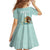 Custom Mexico Football Family Matching Off Shoulder Maxi Dress and Hawaiian Shirt Tu Puedes El Tricolor Cyan - Wonder Print Shop