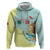 Custom Mexico Football Hoodie Tu Puedes El Tricolor Cyan - Wonder Print Shop