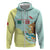 Custom Mexico Football Hoodie Tu Puedes El Tricolor Cyan - Wonder Print Shop