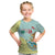 Custom Mexico Football Kid T Shirt Tu Puedes El Tricolor Cyan - Wonder Print Shop