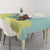 Custom Mexico Football Tablecloth Tu Puedes El Tricolor Cyan - Wonder Print Shop