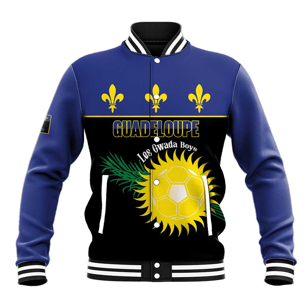Custom Guadeloupe Football Baseball Jacket Allez Gwada Boys - Wonder Print Shop