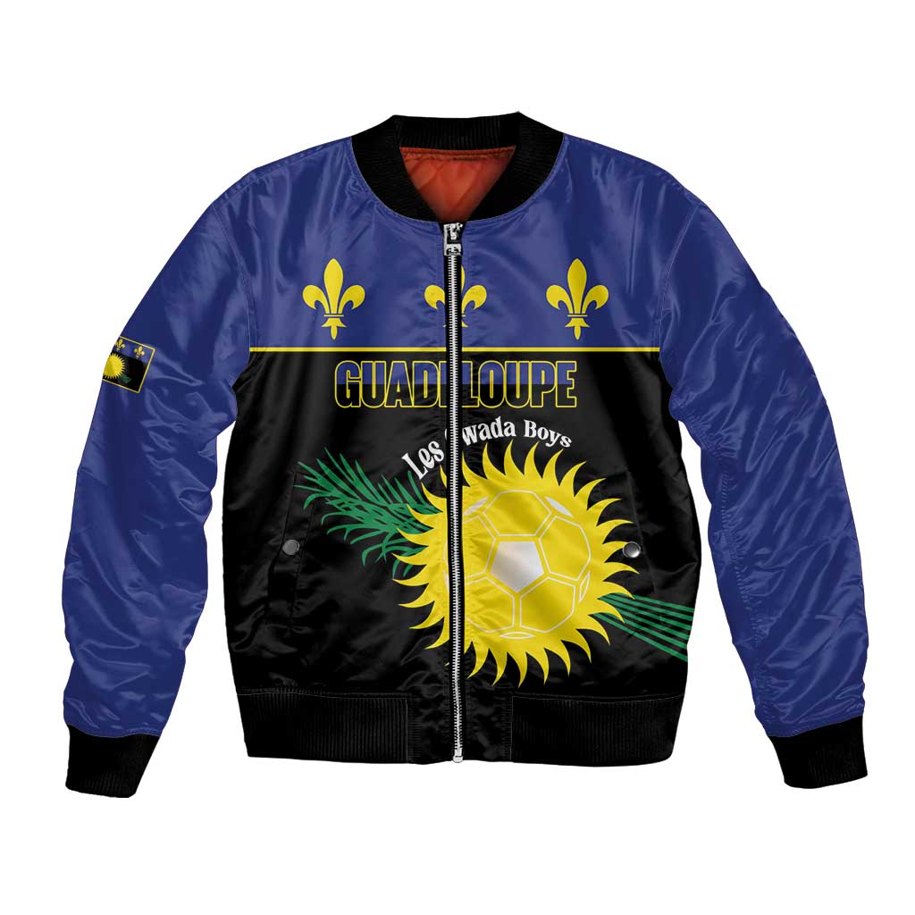Custom Guadeloupe Football Bomber Jacket Allez Gwada Boys - Wonder Print Shop