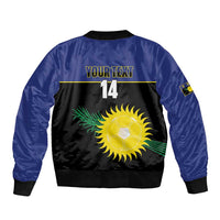 Custom Guadeloupe Football Bomber Jacket Allez Gwada Boys - Wonder Print Shop