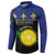 Custom Guadeloupe Football Button Sweatshirt Allez Gwada Boys - Wonder Print Shop