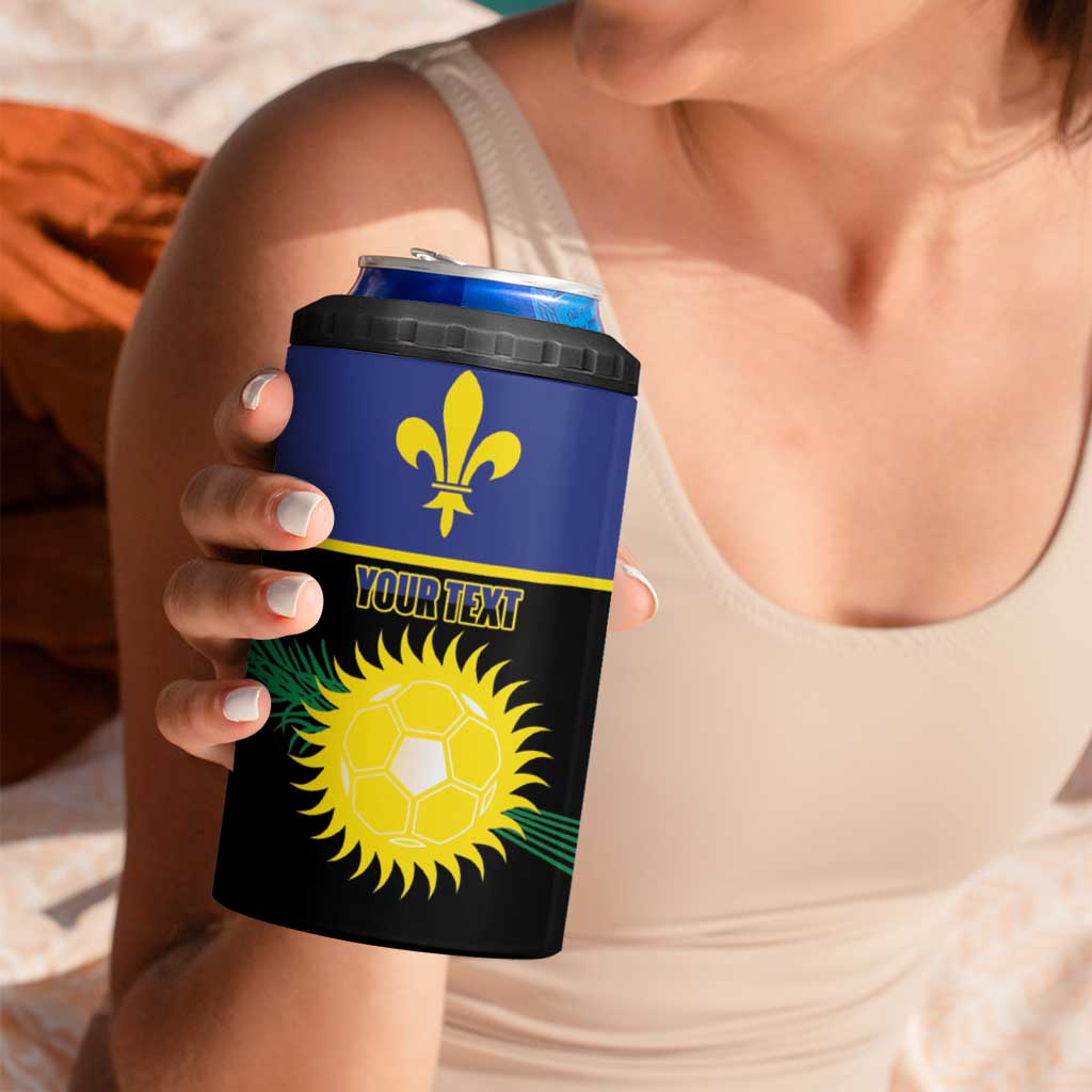 Custom Guadeloupe Football 4 in 1 Can Cooler Tumbler Allez Gwada Boys - Wonder Print Shop