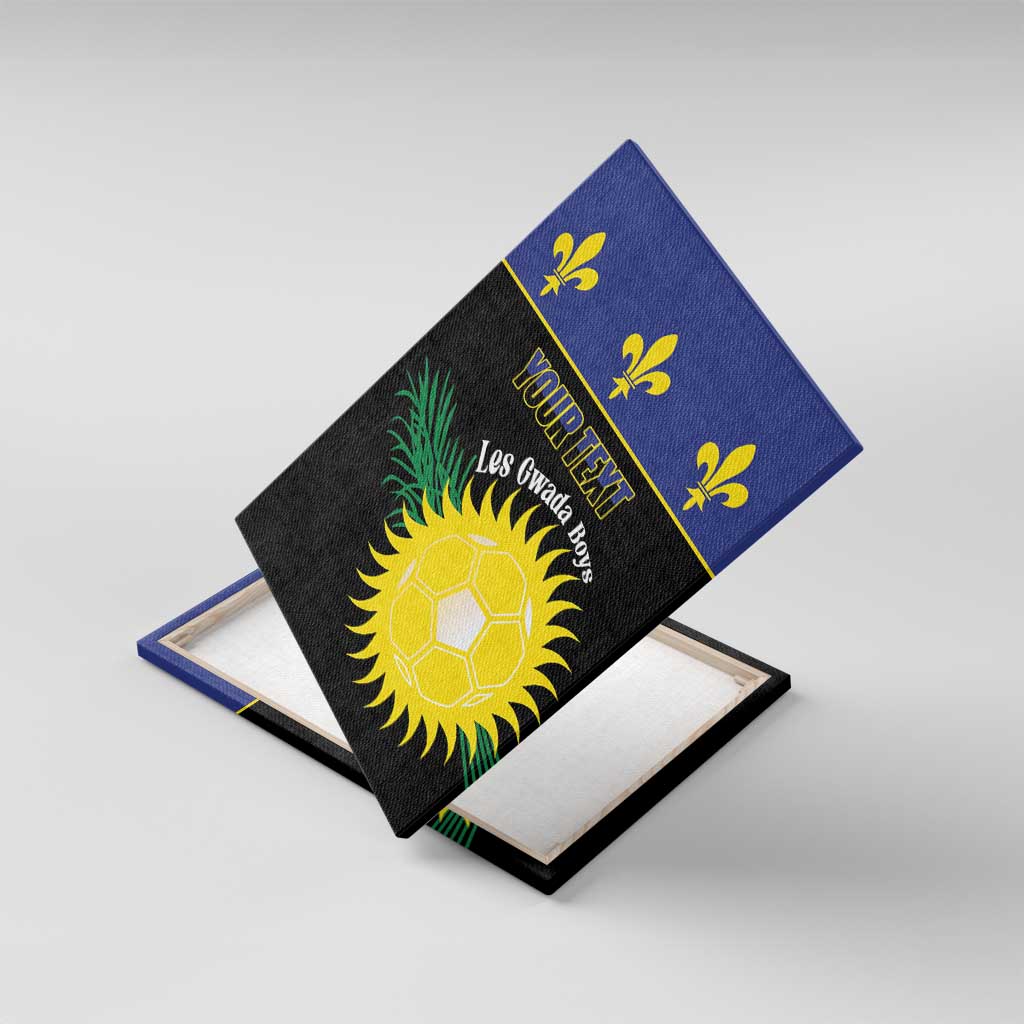 Custom Guadeloupe Football Canvas Wall Art Allez Gwada Boys - Wonder Print Shop