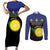 Custom Guadeloupe Football Couples Matching Short Sleeve Bodycon Dress and Long Sleeve Button Shirt Allez Gwada Boys - Wonder Print Shop