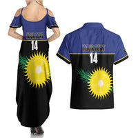 Custom Guadeloupe Football Couples Matching Summer Maxi Dress and Hawaiian Shirt Allez Gwada Boys - Wonder Print Shop