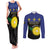 Custom Guadeloupe Football Couples Matching Tank Maxi Dress and Long Sleeve Button Shirt Allez Gwada Boys - Wonder Print Shop
