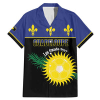 Custom Guadeloupe Football Family Matching Mermaid Dress and Hawaiian Shirt Allez Gwada Boys - Wonder Print Shop