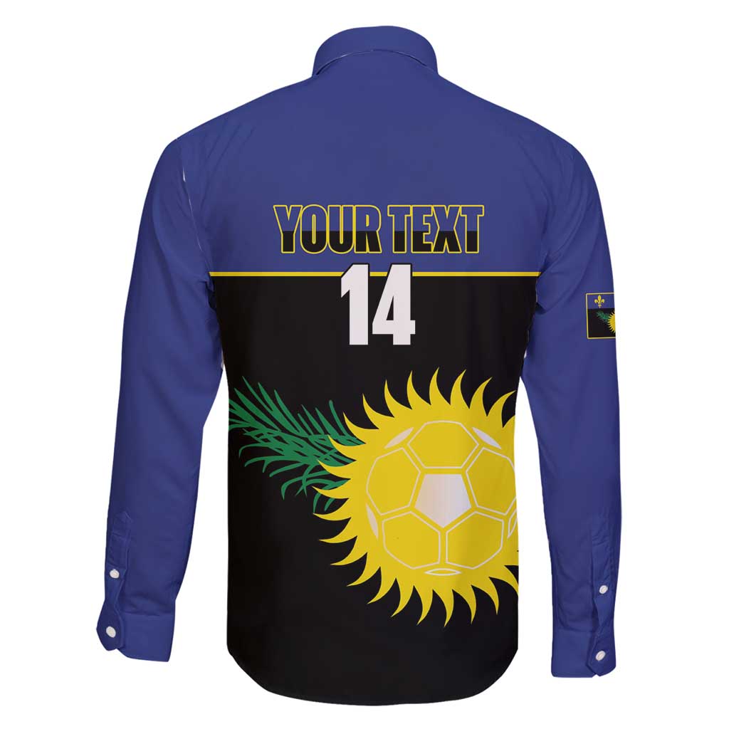 Custom Guadeloupe Football Family Matching Puletasi and Hawaiian Shirt Allez Gwada Boys - Wonder Print Shop