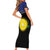 Custom Guadeloupe Football Family Matching Short Sleeve Bodycon Dress and Hawaiian Shirt Allez Gwada Boys - Wonder Print Shop