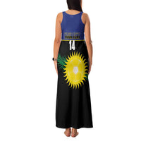 Custom Guadeloupe Football Family Matching Tank Maxi Dress and Hawaiian Shirt Allez Gwada Boys - Wonder Print Shop