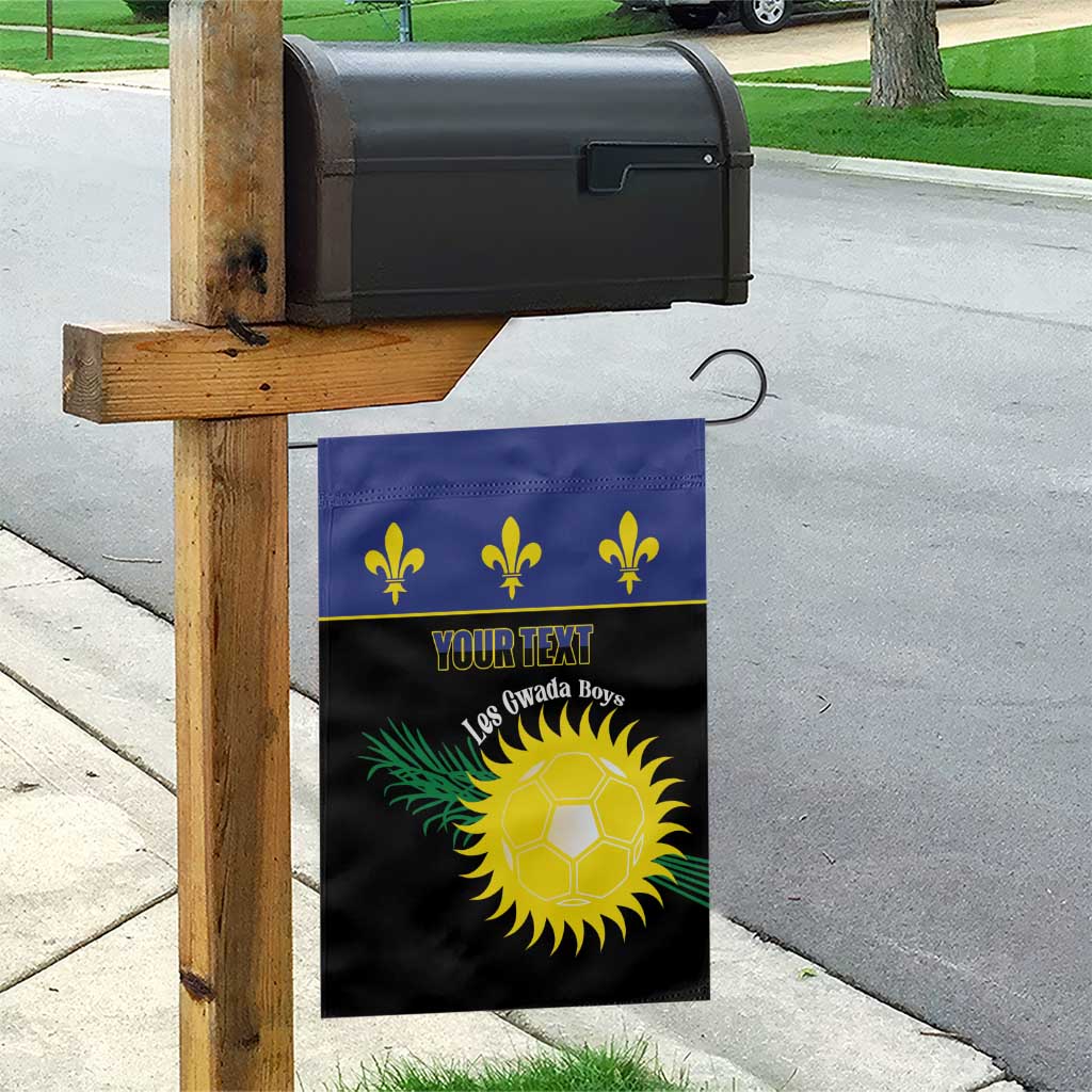 Custom Guadeloupe Football Garden Flag Allez Gwada Boys - Wonder Print Shop