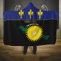 Custom Guadeloupe Football Hooded Blanket Allez Gwada Boys - Wonder Print Shop