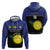 Custom Guadeloupe Football Hoodie Allez Gwada Boys - Wonder Print Shop