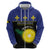 Custom Guadeloupe Football Hoodie Allez Gwada Boys - Wonder Print Shop