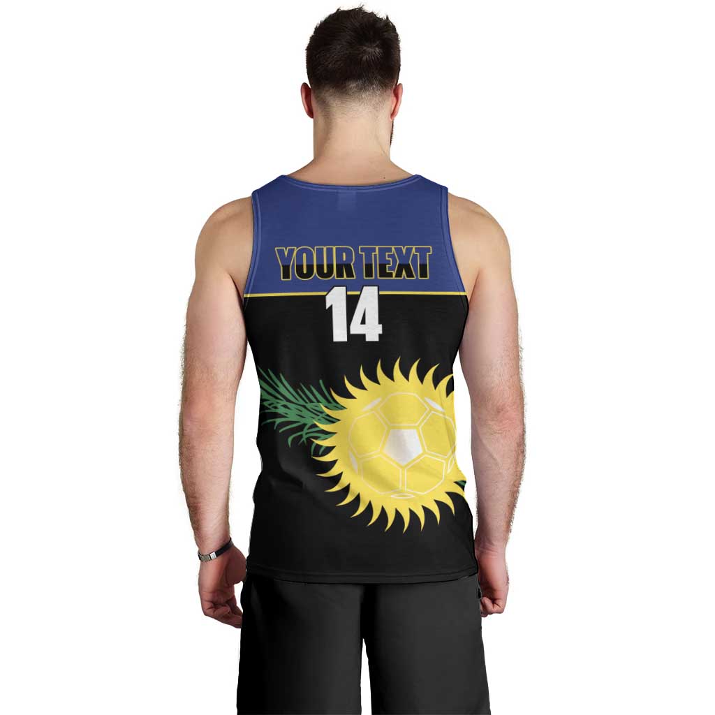 Custom Guadeloupe Football Men Tank Top Allez Gwada Boys - Wonder Print Shop