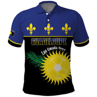 Custom Guadeloupe Football Polo Shirt Allez Gwada Boys - Wonder Print Shop