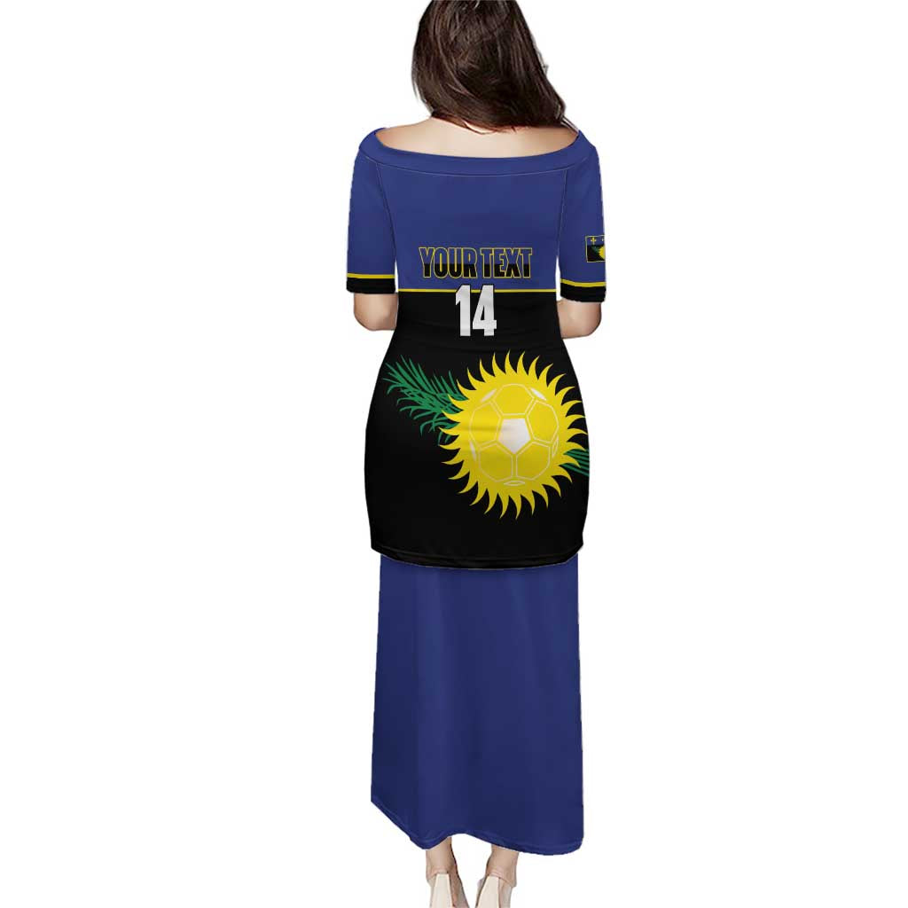 Custom Guadeloupe Football Puletasi Allez Gwada Boys - Wonder Print Shop