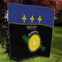 Custom Guadeloupe Football Quilt Allez Gwada Boys - Wonder Print Shop