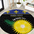 Custom Guadeloupe Football Round Carpet Allez Gwada Boys - Wonder Print Shop